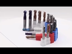 Moulin à extrémité en carbure de tungstène revêtu 4 flûtes Outils de coupe à haute performance