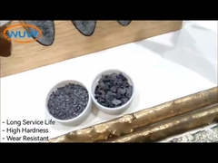 Barres de soudage composites résistantes au carbure avec des particules de carbure