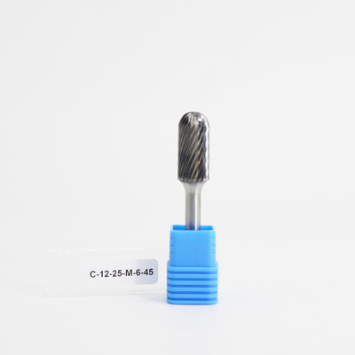 Bon prix 6mm Shank SC Boule cylindrique avec nez Coment Rotary Burr Bits Coupe unique Type de coupe DOUBLE CUT LOGO en ligne