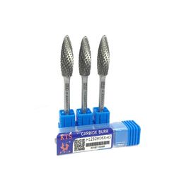 Bon prix Flamme - les bavures formées de Tcarbide meurent broyeur mordue/bavures rotatoires de carbure de tête de boule de 6mm en ligne