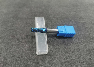 Bon prix Fraise en bout enduite bleue de carbure de tungstène, coupeur de fraisage de carbure pour la coupe de machine en ligne