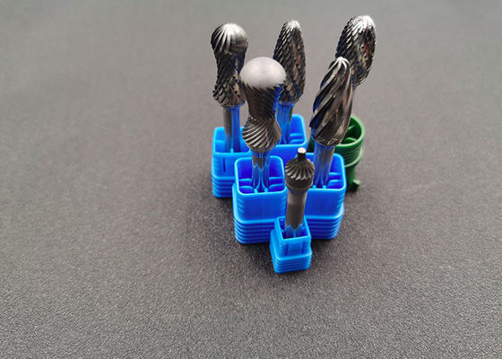 Un bon prix. Bavures rotatoires adaptées aux besoins du client de carbure de tungstène de logo pour le métal et l'acier en ligne
