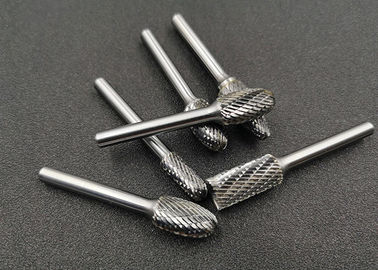 Bon prix Bavures rotatoires cylindrique de carbure de tungstène de forme avec la soudure argentée en ligne