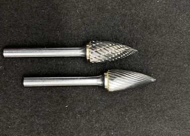 Bon prix Outil de ébavurage rotatoire de tungstène non-enduit de bavures de carbure de coupe de double de cylindre en ligne