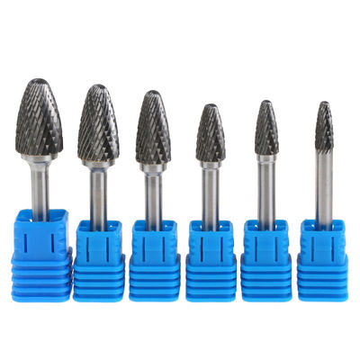 Un bon prix. Le carbure Burr Double Cut Cutting Tools allient les bavures rotatoires de coupure superbes de haute qualité de carbure de vitesse de dossier rotatoire en ligne