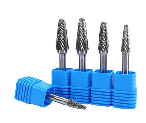 Bon prix Le 6mm double arbre argenté de coupe forment avec les bavures de meulage de Bits Carbide Rotary de broyeur de matrice d'extrémité de rayon en ligne