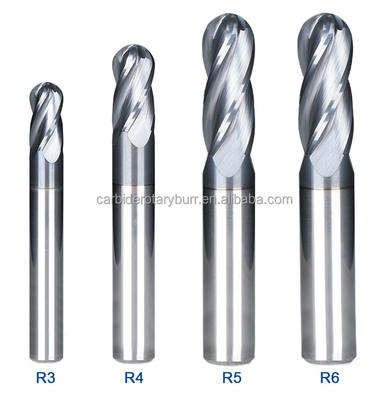 Un bon prix. Peu de fraisage de carbure de tungstène de travail du bois de gravure de fraise en bout de boule d'OEM 6mm en ligne