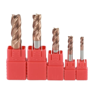 Un bon prix. La place DLC de fraise en bout de carbure de tungstène HRC55 du diamètre 4mm a enduit des fraises en bout en ligne