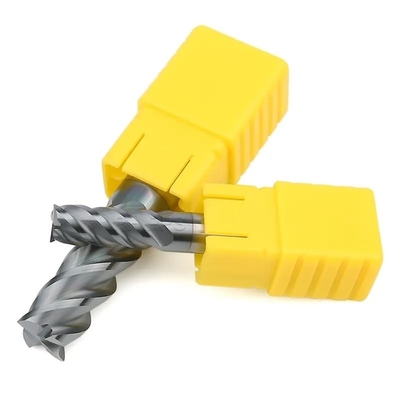 Un bon prix. HRC55 2 4 fraise en bout bon marché en aluminium de carbure de tungstène de Roghing 3F Soild de rayon de coin de nez de boule de cannelure en ligne