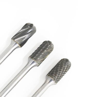 Bon prix bavures rotatoires cylindrique de dossier de carbure de tungstène de coupe d'amende de 3mm en ligne