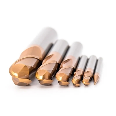 Bon prix Coupeuse de carbure de tungstène recouverte de TiAlN à 45-60° avec 3-4 flûtes en ligne