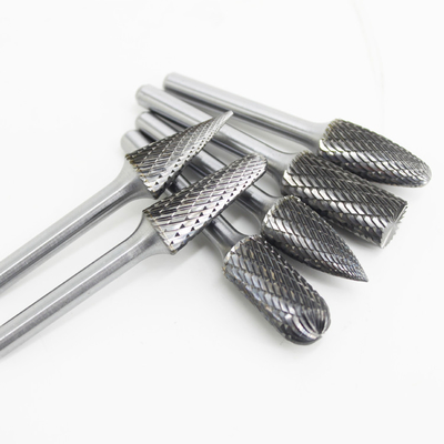 Un bon prix. Coupe à grande vitesse de carbures rotatifs de carbure de tungstène AlTiN revêtus de différentes formes de dents en ligne