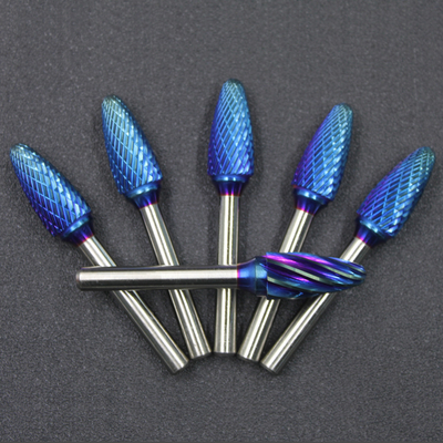 Un bon prix. SILVER Tungstène Carbide Burr SET 1/8-1/4 pouces ou 3-6 mm Taille de la tige Ingrédient cobalt en ligne