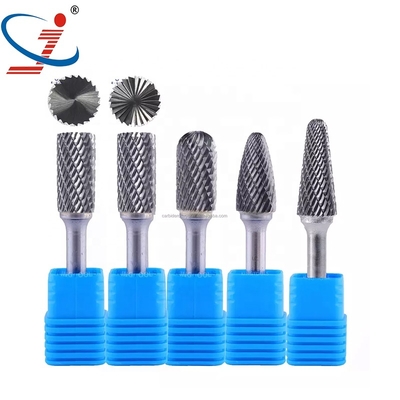 Un bon prix. Fraise rotative en carbure de tungstène à double taille, queue de 6 mm pour meulage de métal en ligne
