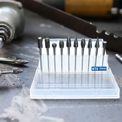 Un bon prix. Ensemble de 10 fraises rotatives et limes en carbure de tungstène à tige de 1/8 pouce de diamètre pour le travail des métaux de précision en ligne
