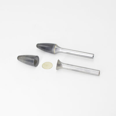 Un bon prix. YG8 Tête de coupe de carbure cimenté avec diamètre de tête personnalisé et soudage argenté à fond plat pour le meulage de précision en ligne