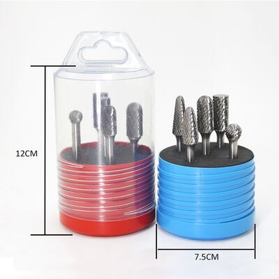 Qualité 6 mm de tige SG arbre pointu Diamant coupé Carbide Burr coupé unique Diamètre 6-25MM usine