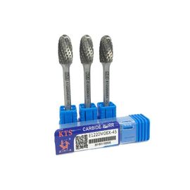 Un bon prix. les machines-outils de bureau de tungstène de bavures de carbure de cône de 6MM ont adapté la taille aux besoins du client facile à utiliser en ligne