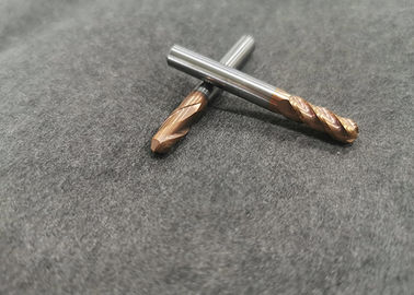Un bon prix. Fraise en bout plate de carbure de tungstène de nez de boule 1/8 pouce 1/4 pouce 6mm 8mm pour l'acier de fer en ligne